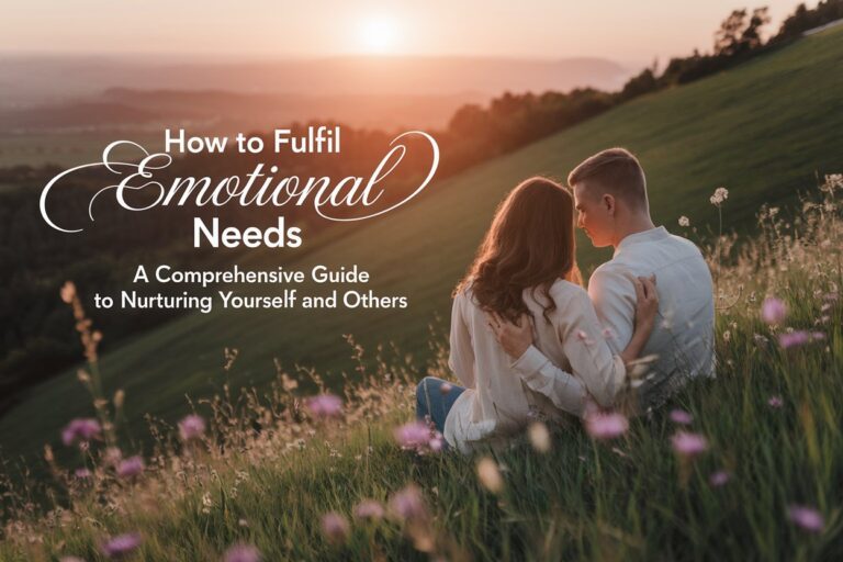How to Fulfil Emotional Needs: A Comprehensive Guide to Nurturing Yourself and Others